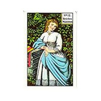 carta tarot gitano la joven rica